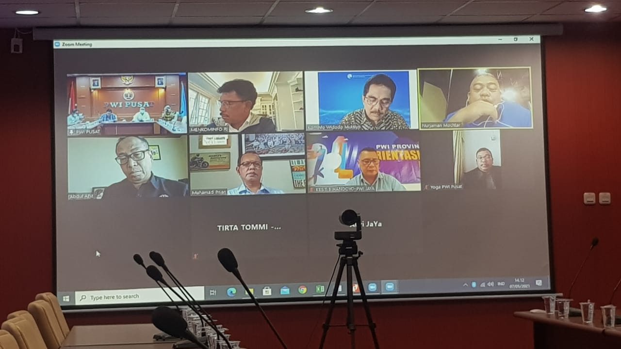 Menkominfo Jhonny G. Plate Sarankan HPN 2021 Full Digital