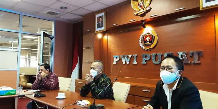 Rapat Virtual PWI Pusat dan Pemprov Sultra Pastikan Kendari sebagai Tuan Rumah Hari Pers Nasional 2022