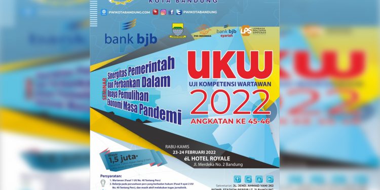 PWI Kota Bandung Kembali Menggelar UKW Februari 2022 Mendatang