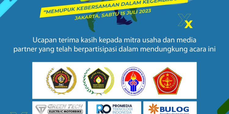 Apresiasi Panpel Kepada Para Pendukung Fun Walk PWI Pusat HUT Ke-62 IKWI