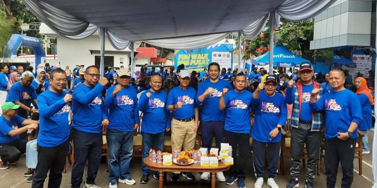 Jalan Santai PWI Pusat Dalam Rangka HUT ke-62 IKWI Berlangsung Meriah