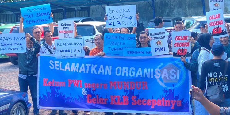 Puluhan Anggota PWI se-Bandung Raya Desak PWI Pusat Segera Gelar KLB